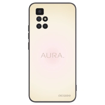 Picasee silikonowe czarne etui na Xiaomi Redmi 10 - Aura