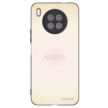Picasee silikonowe czarne etui na Huawei Nova 8i - Aura