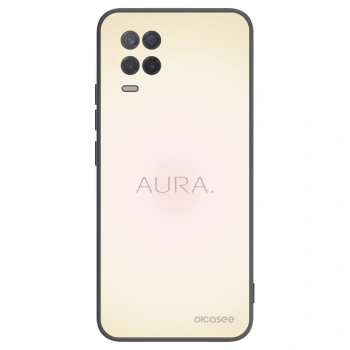 Picasee silikonowe czarne etui na Realme 8 5G - Aura