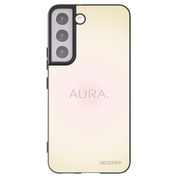 Picasee silikonowe czarne etui na Samsung Galaxy S22 5G - Aura