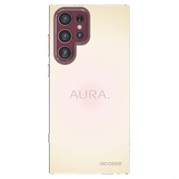 Picasee silikonowe przeźroczyste etui na Samsung Galaxy S22 Ultra 5G - Aura