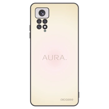 Picasee silikonowe czarne etui na Xiaomi Redmi Note 11 - Aura