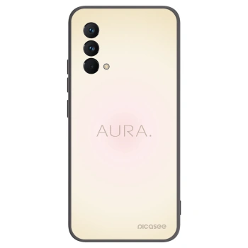 Picasee silikonowe czarne etui na Realme GT Master Edition 5G - Aura