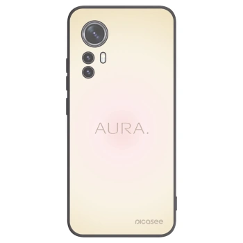 Picasee silikonowe czarne etui na Xiaomi 12X - Aura