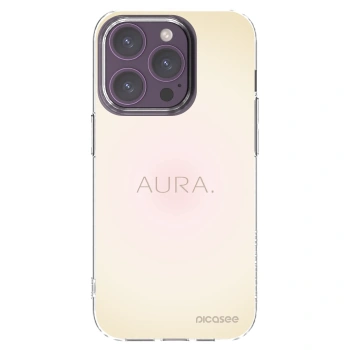 Picasee silikonowe przeźroczyste etui na Apple iPhone 14 Pro - Aura