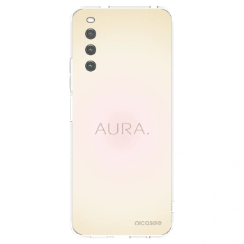 Picasee silikonowe przeźroczyste etui na Sony Xperia 10 IV 5G - Aura