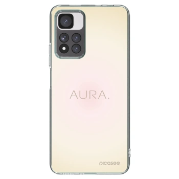 Picasee silikonowe przeźroczyste etui na Xiaomi Redmi Note 11 Pro+ 5G - Aura