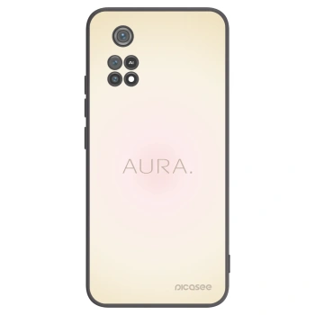 Picasee silikonowe czarne etui na Xiaomi Poco M4 Pro - Aura
