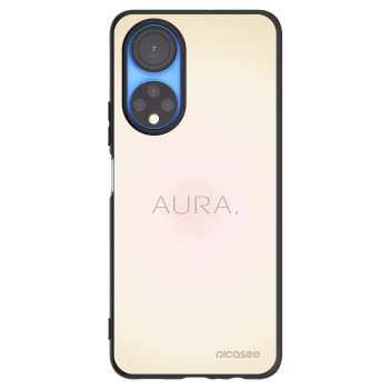 Picasee silikonowe czarne etui na Honor X7 - Aura