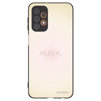 Picasee silikonowe czarne etui na Samsung Galaxy A23 A235F 4G - Aura