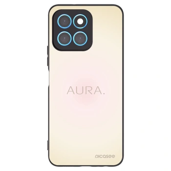 Picasee silikonowe czarne etui na Honor X6 - Aura