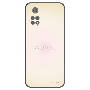 Picasee silikonowe czarne etui na Xiaomi Redmi Note 11S 5G - Aura