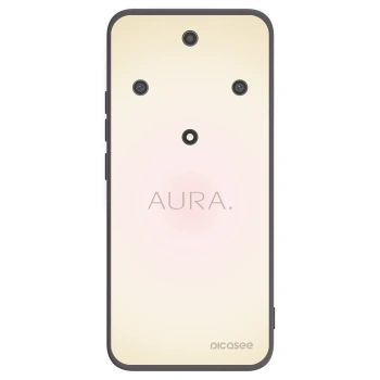 Picasee silikonowe czarne etui na Honor Magic5 Lite 5G - Aura