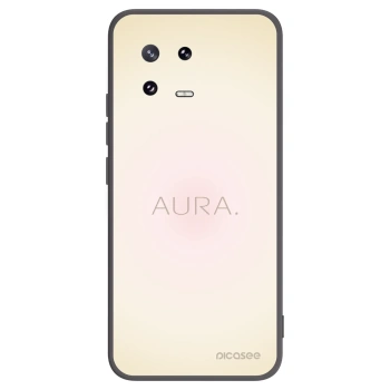 Picasee silikonowe czarne etui na Xiaomi 13 Pro - Aura