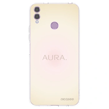 Picasee silikonowe przeźroczyste etui na Honor 8X - Aura
