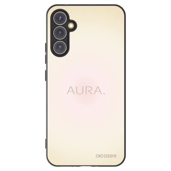 Picasee silikonowe czarne etui na Samsung Galaxy A34 5G A346B - Aura