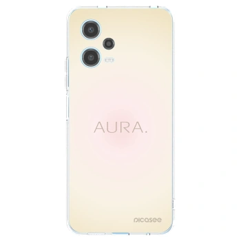 Picasee silikonowe przeźroczyste etui na Xiaomi Redmi Note 12 5G - Aura