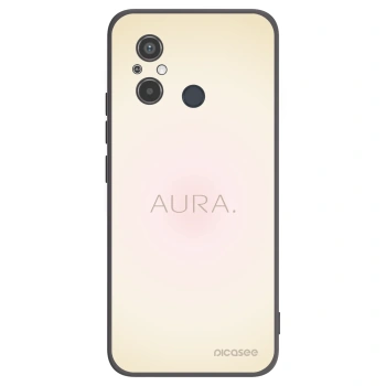 Picasee silikonowe czarne etui na Xiaomi Redmi 12C - Aura