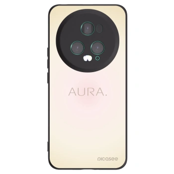 Picasee silikonowe czarne etui na Honor Magic5 Pro - Aura