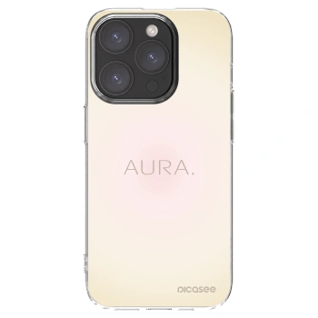 Picasee silikonowe przeźroczyste etui na Apple iPhone 15 Pro - Aura