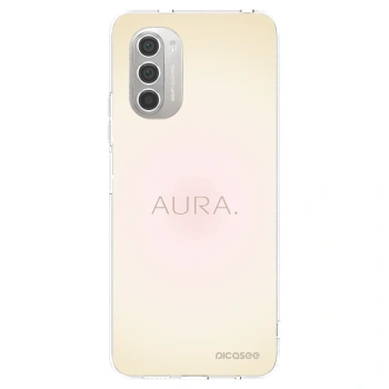 Picasee silikonowe przeźroczyste etui na Motorola Moto G51 - Aura