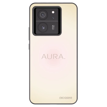 Picasee silikonowe czarne etui na Xiaomi 13T Pro - Aura