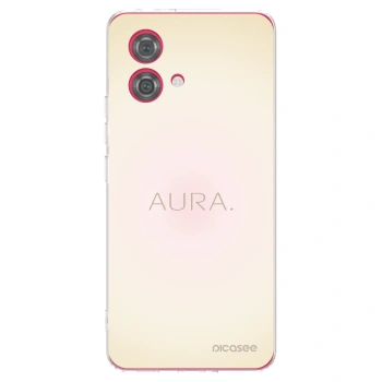 Picasee silikonowe przeźroczyste etui na Motorola Moto G84 5G - Aura