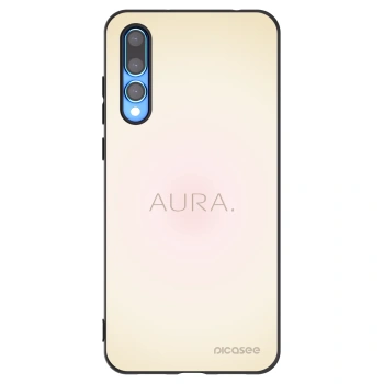 Picasee silikonowe czarne etui na Huawei P20 Pro - Aura