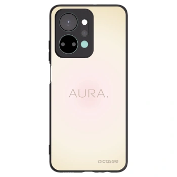 Picasee silikonowe czarne etui na Honor X7a - Aura