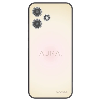 Picasee silikonowe czarne etui na Xiaomi Redmi 12 5G - Aura