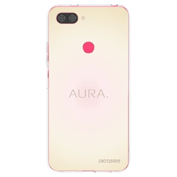 Picasee silikonowe przeźroczyste etui na Xiaomi Mi 8 Lite - Aura