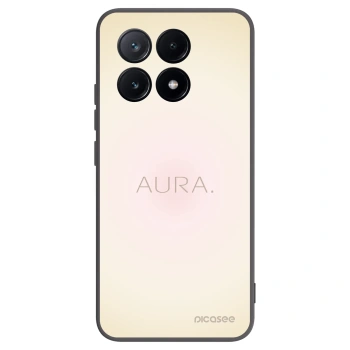 Picasee silikonowe czarne etui na Xiaomi Poco X6 Pro - Aura