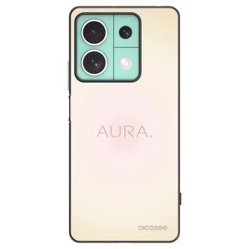 Picasee silikonowe czarne etui na Xiaomi Redmi Note 13 5G - Aura