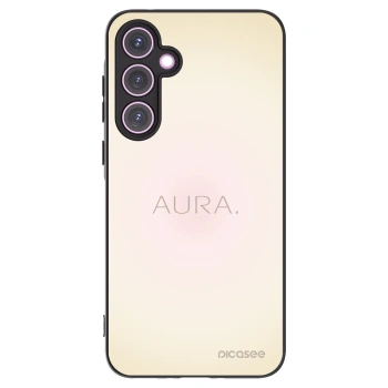 Picasee silikonowe czarne etui na Samsung Galaxy A35 5G A356B - Aura