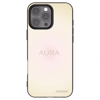 Picasee silikonowe czarne etui na Apple iPhone 16 Pro Max - Aura