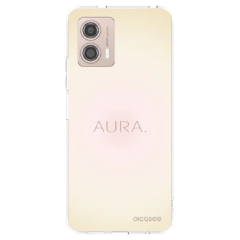 Picasee silikonowe przeźroczyste etui na Motorola Moto G53 5G - Aura