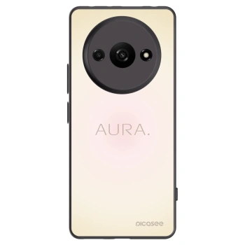 Picasee silikonowe czarne etui na Xiaomi Redmi A3 - Aura