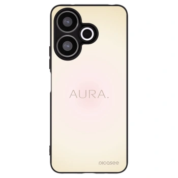 Picasee silikonowe czarne etui na Xiaomi Redmi 13 4G - Aura