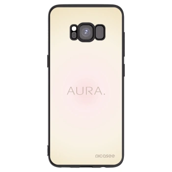 Picasee silikonowe czarne etui na Samsung Galaxy S8 G950F - Aura