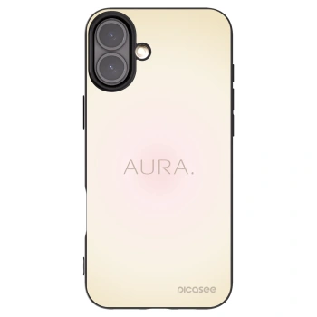 Picasee silikonowe czarne etui na Apple iPhone 16 Plus - Aura