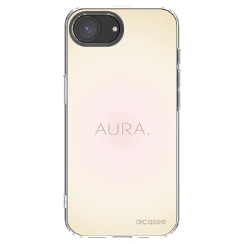 Picasee silikonowe przeźroczyste etui na Apple iPhone 16e - Aura