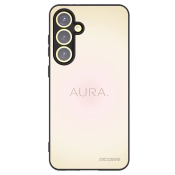 Picasee silikonowe czarne etui na Samsung Galaxy S24 FE S721B - Aura