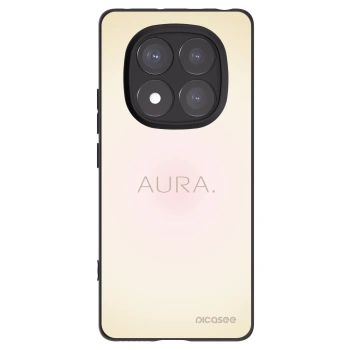 Picasee silikonowe czarne etui na Xiaomi Redmi Note 14 Pro 5G - Aura