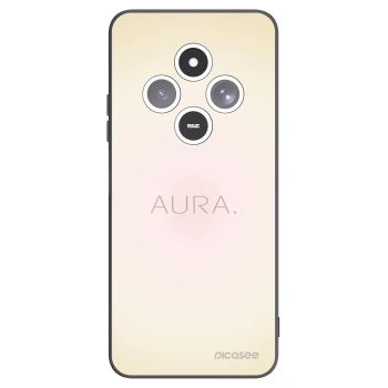 Picasee silikonowe czarne etui na Xiaomi Redmi 14C - Aura