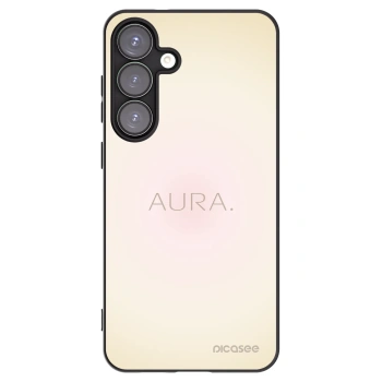 Picasee silikonowe czarne etui na Samsung Galaxy S25+ 5G - Aura