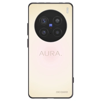 Picasee silikonowe czarne etui na Vivo X200 Pro - Aura