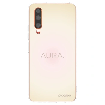 Picasee silikonowe przeźroczyste etui na Huawei P30 - Aura