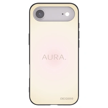 Picasee silikonowe czarne etui na Apple iPhone Air - Aura