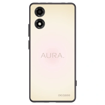 Picasee silikonowe czarne etui na Motorola Moto E14 - Aura