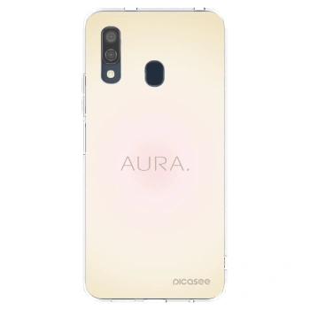 Picasee silikonowe przeźroczyste etui na Samsung Galaxy A40 A405F - Aura